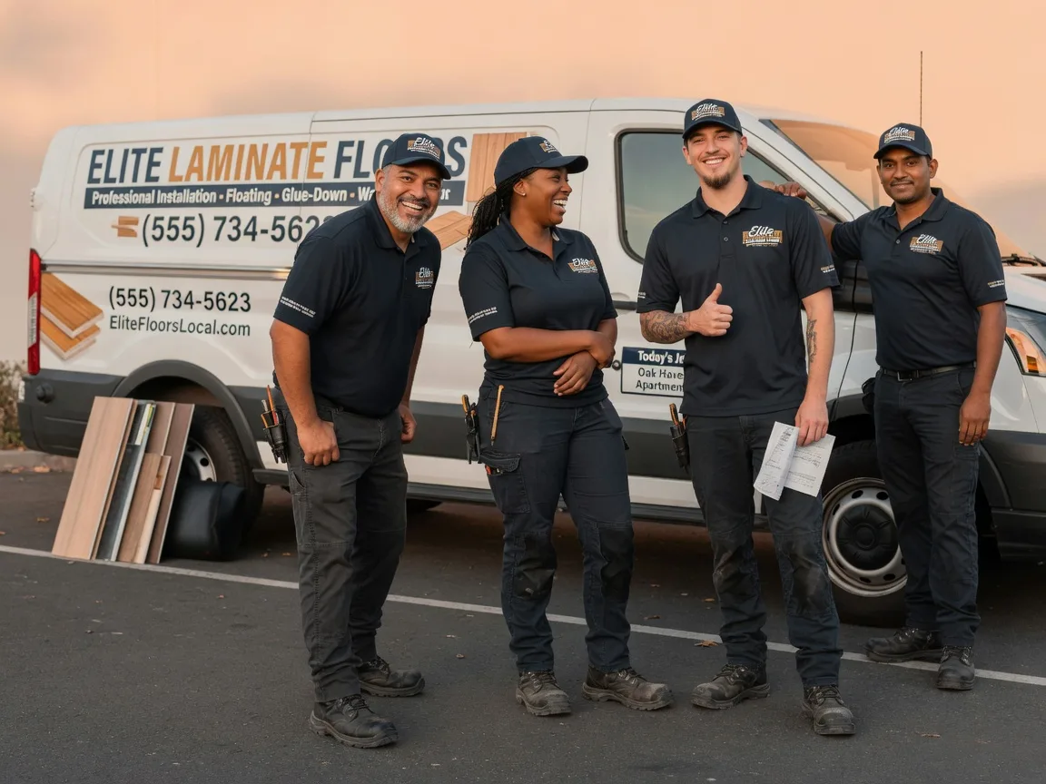 Laminate flooring installation company in Bellville, OH